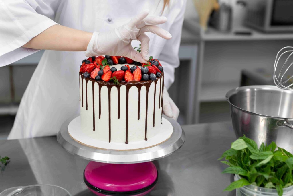 Chocolate-Cherry Romance: Elegant Customized Birthday Cakes for Special Celebrations: